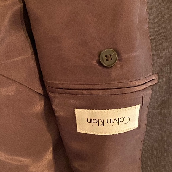 Calvin Klein brown 44R Blazer in great condition - Picture 3 of 4